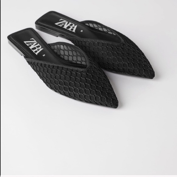 Zara flat mesh mules - Picture 1 of 5